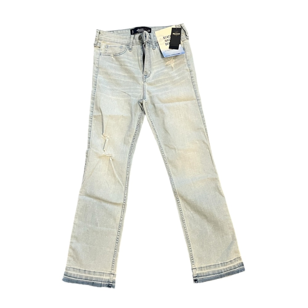Hollister High Rise Cropped Skinny Jeans
